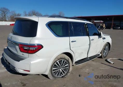 2021 Nissan Armada Sl 2Wd z USA, uszkodzony, nr VIN JN8AY2BA6M9370874